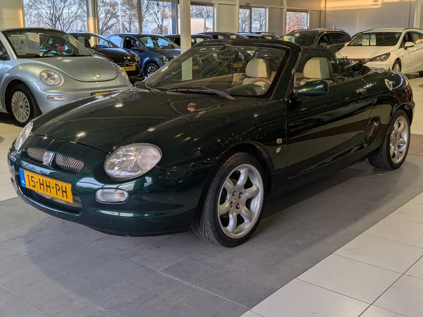 MG MGF 1.8i NAP, Lederen interieur, Stuurbekrachtiging Зелений - 2
