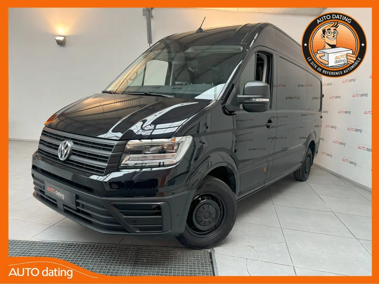 Volkswagen Crafter 2.0 CR TDi L3H3 Aut. (EU6d) Zwart - 1