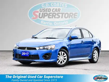 Blue 2017 Mitsubishi Lancer Sedan Front-Wheel Drive Automatic