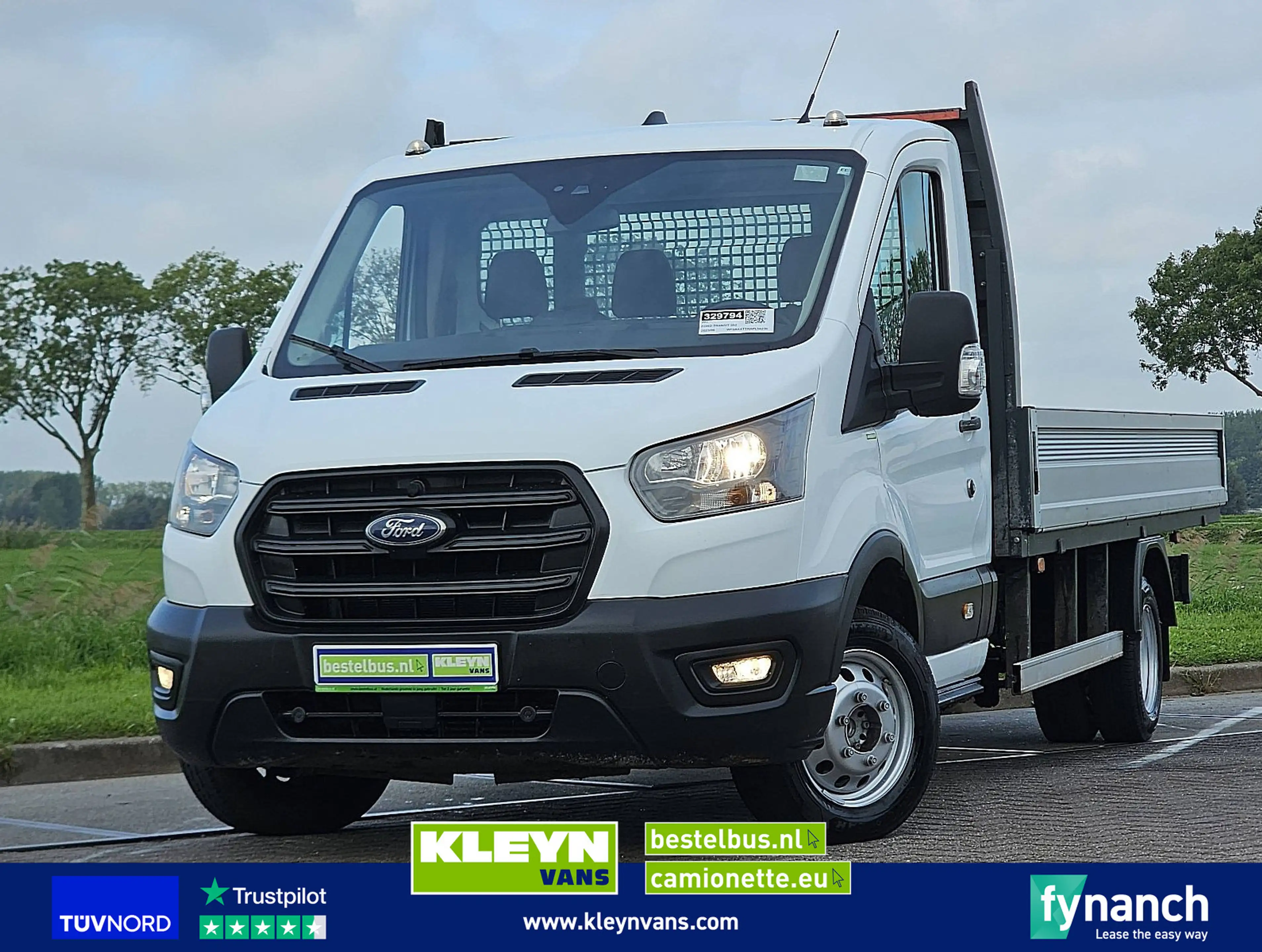 Ford Transit 2.0 Open-Laadbak XL Dubbellucht Airco Euro6 L4!