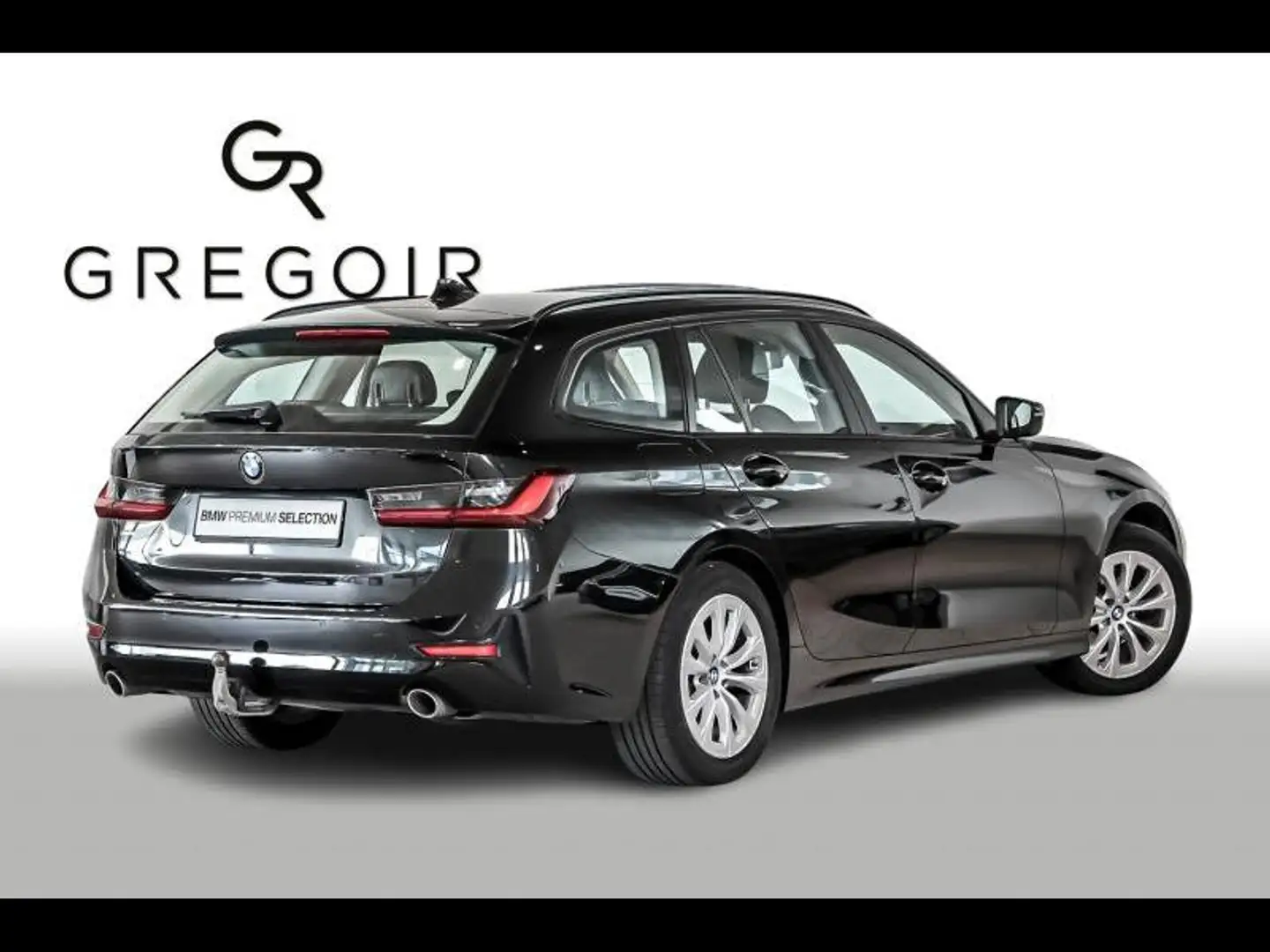 BMW 318 Navipro|Pano|Sportseat|Trekhaa Zwart - 2