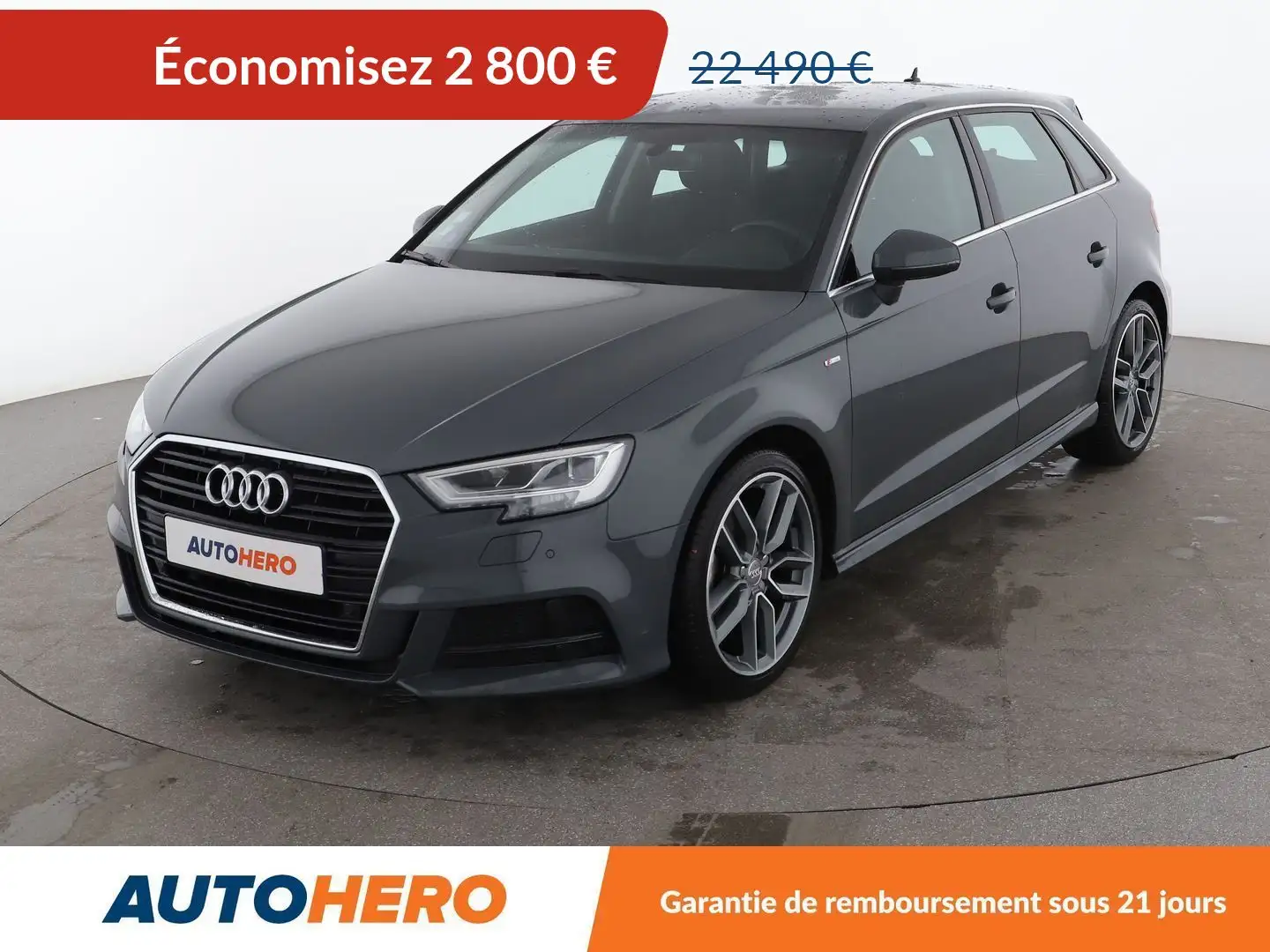Audi A3 Sportback 30 TFSI Sport Limited Gris - 1