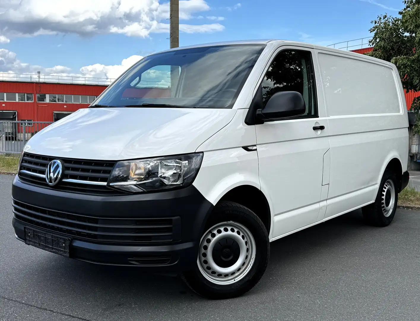 Volkswagen T6 Transporter Kasten-2,0 TDI*KLIMA*PDC*AHK*S/S* Blanco - 2
