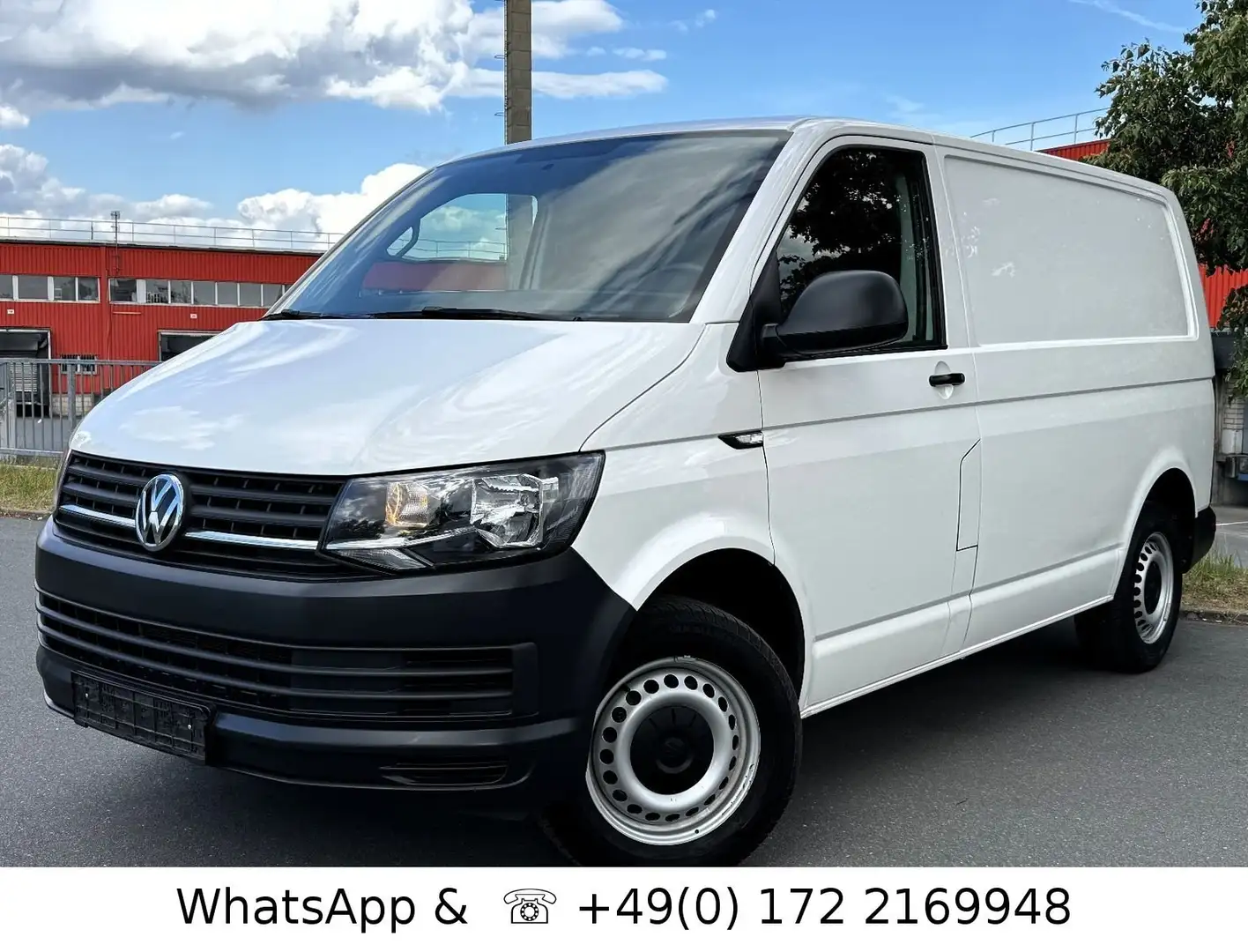 Volkswagen T6 Transporter Kasten-2,0 TDI*KLIMA*PDC*AHK*S/S* Blanco - 1