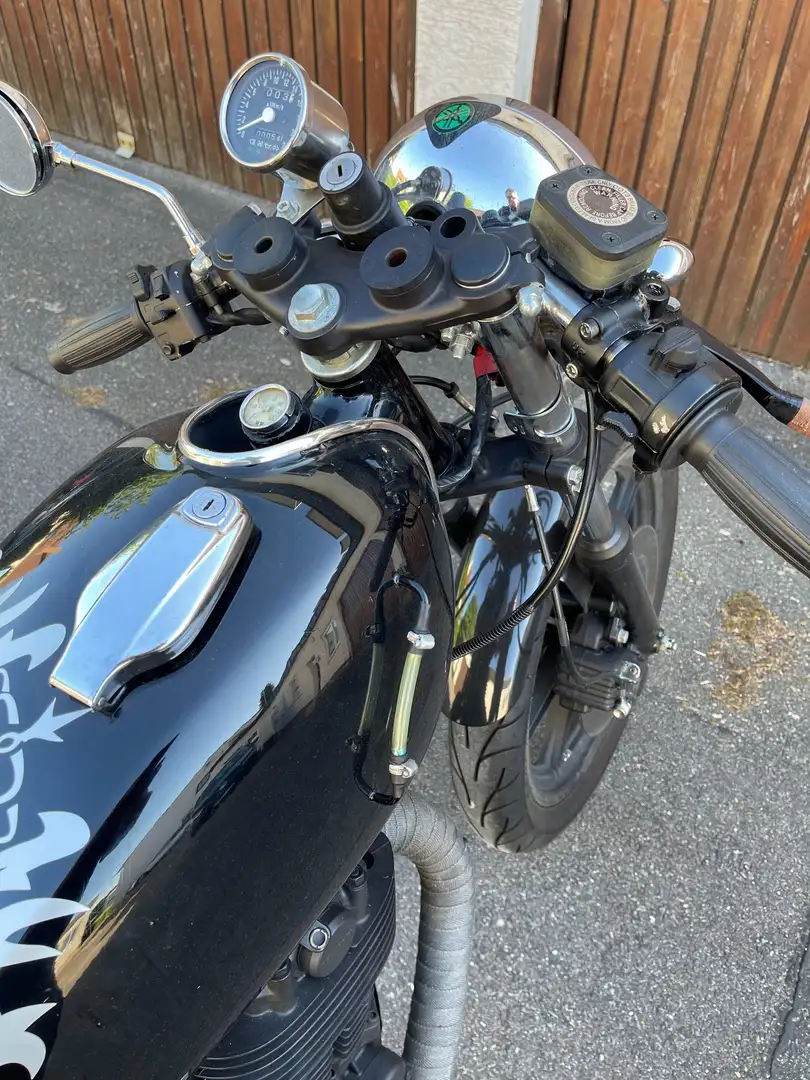 Yamaha SR 500 Cafe Racer Umbau Zwart - 2