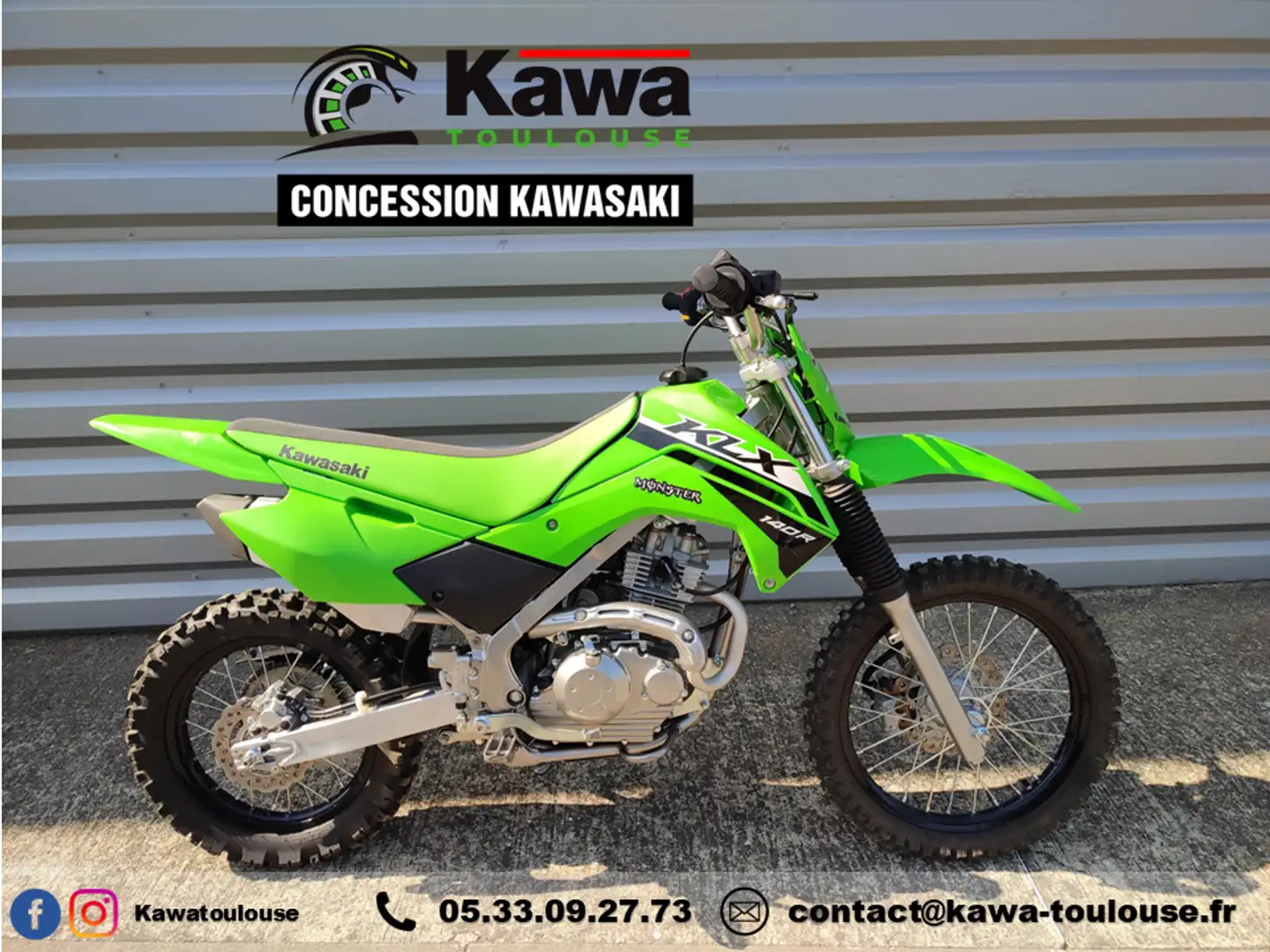 Kawasaki KLX 140 Vert - 1