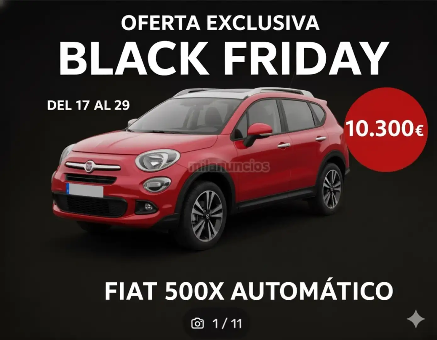 Fiat 500X 1.4 Multiair City Cross 4x2 DDCT 103kW Rot - 1