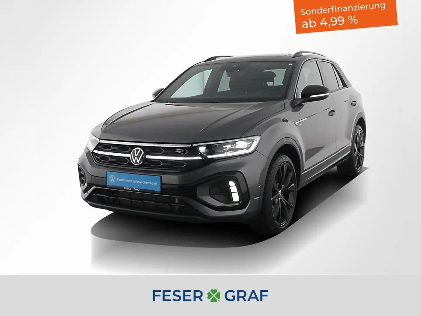 Volkswagen T-Roc R-Line 1.5 l TSI OPF 110 kW (150 PS) Grau - 1