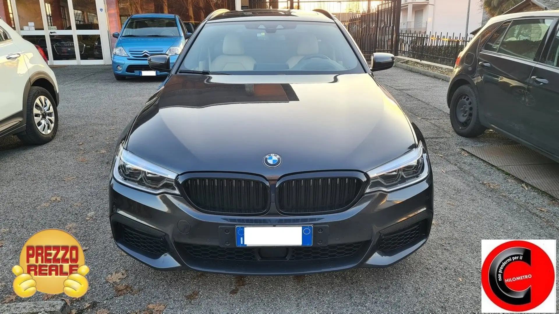 BMW 530 530d Touring xdrive Msport 265cv TETTO 19'' FULL Gris - 2