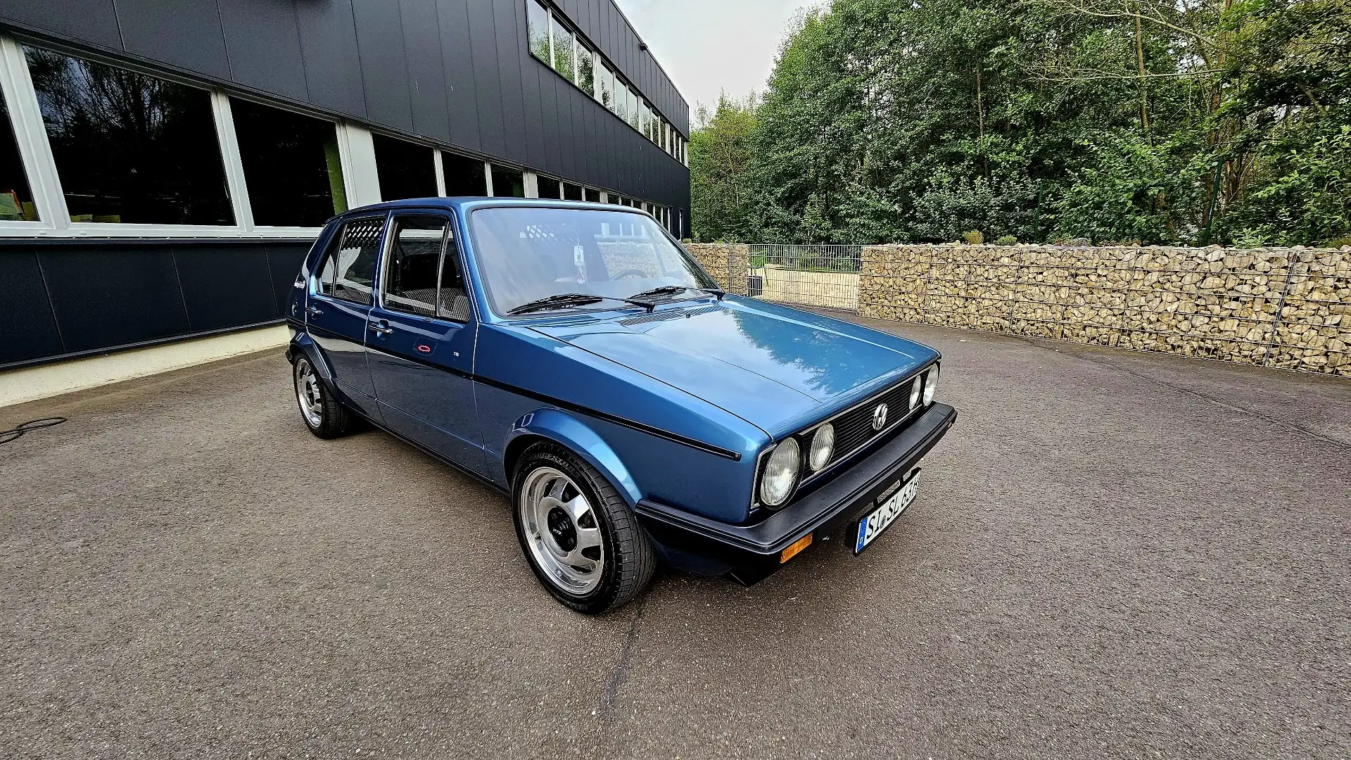 Volkswagen Golf Golf 1 Diesel LX-LUXUS Top Zustand  H-Zulassung Bleu - 2