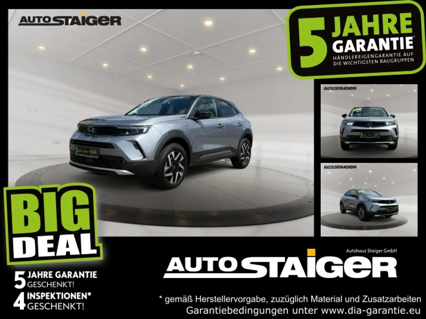 Opel Mokka 1.2 Turbo Elegance RFK Sitz-Lenkradheizung Grijs - 1