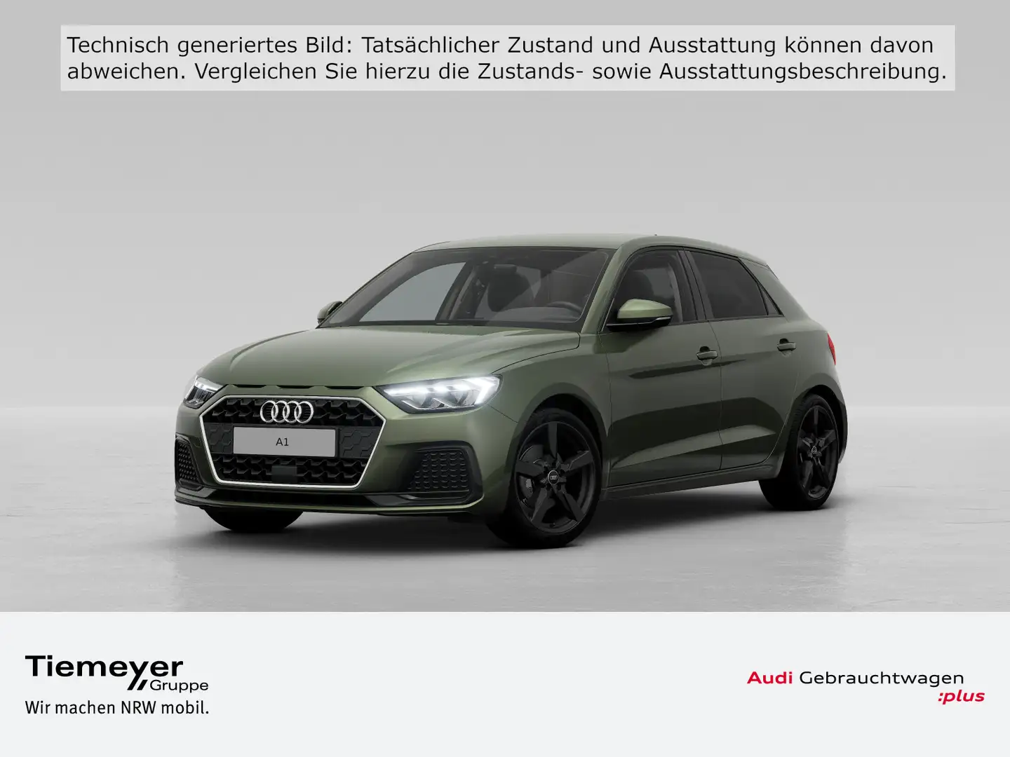 Audi A1 30 TFSI ADVANCED LM17 LED NAVI KEYL Grün - 1