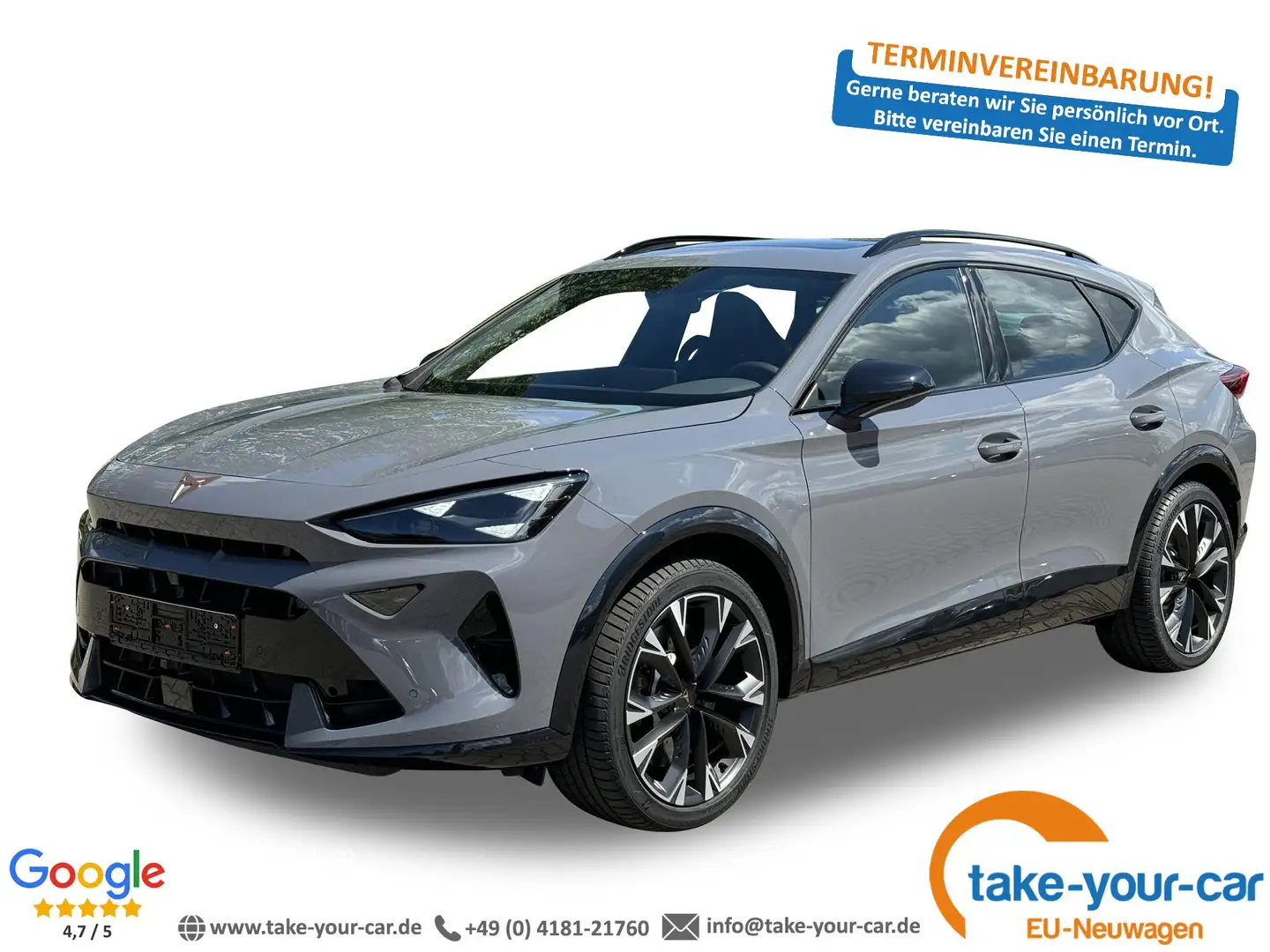 CUPRA Formentor VZ 4Drive NAVI+KAMERA+EL.HECK.+VOLL-LED+ACC+SID... Bleu - 1