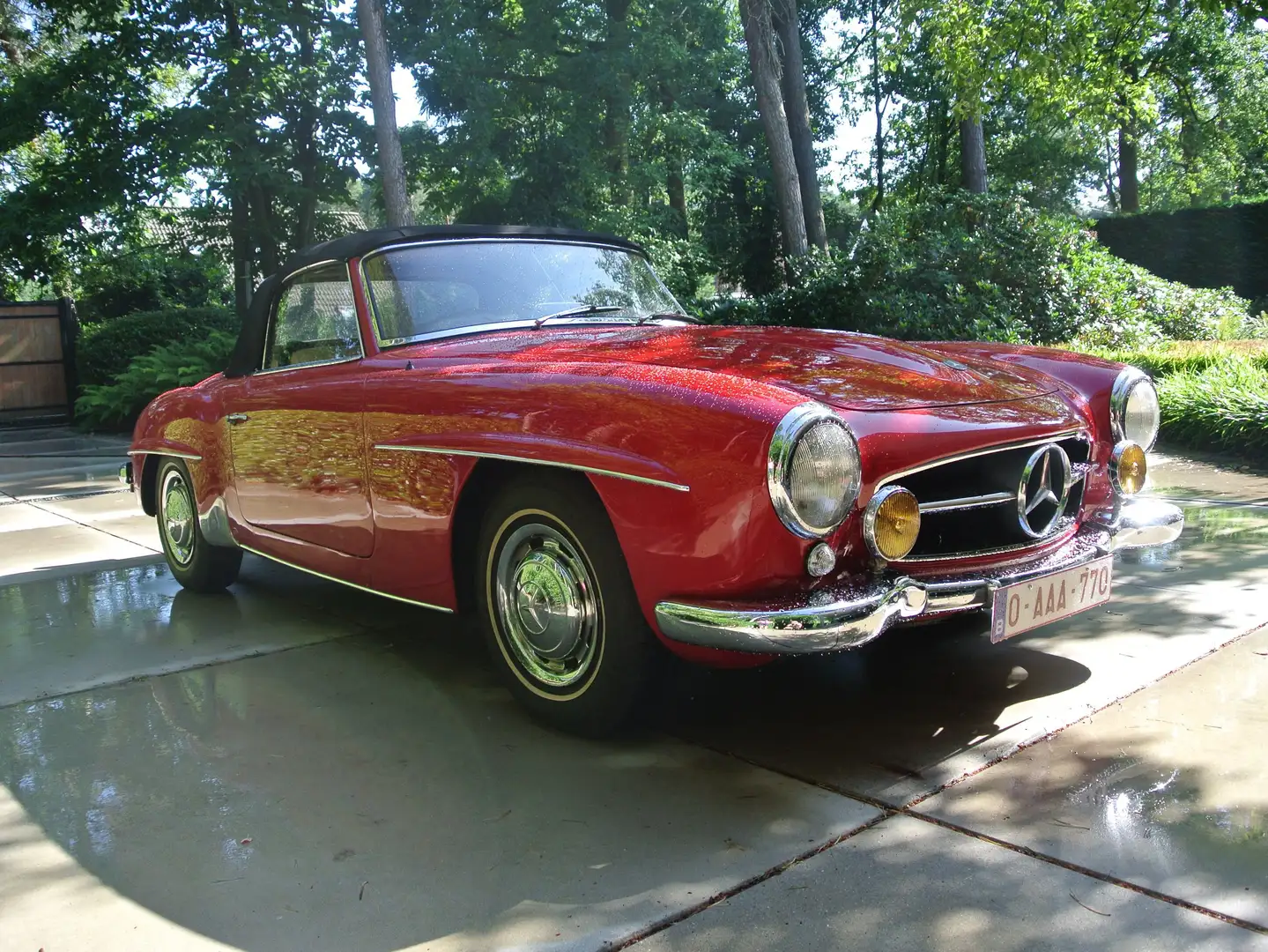 Mercedes-Benz 190 SL Červená - 1