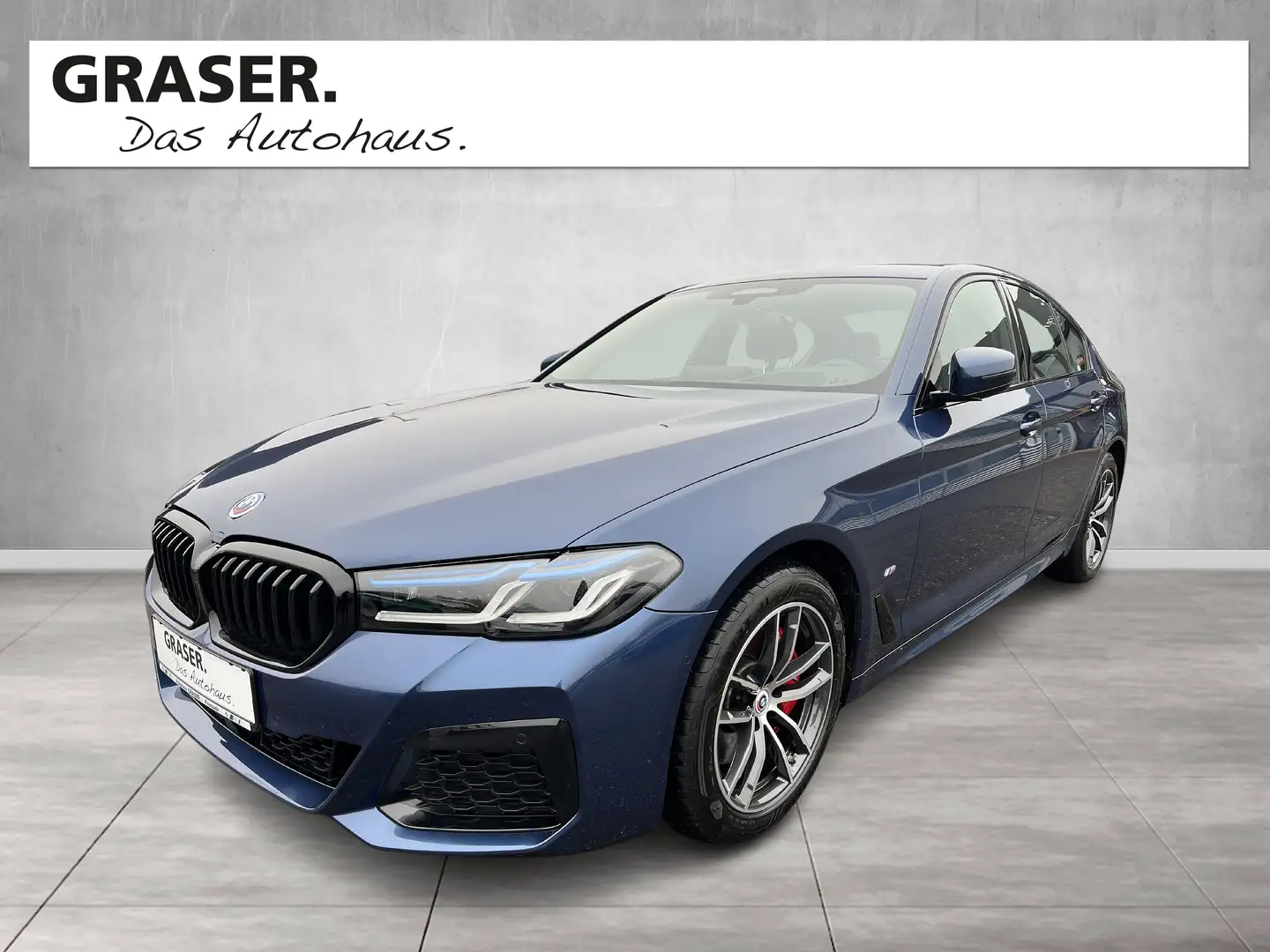 BMW 520 i Limousine M Sportpaket Head-Up DAB WLAN Blau - 1