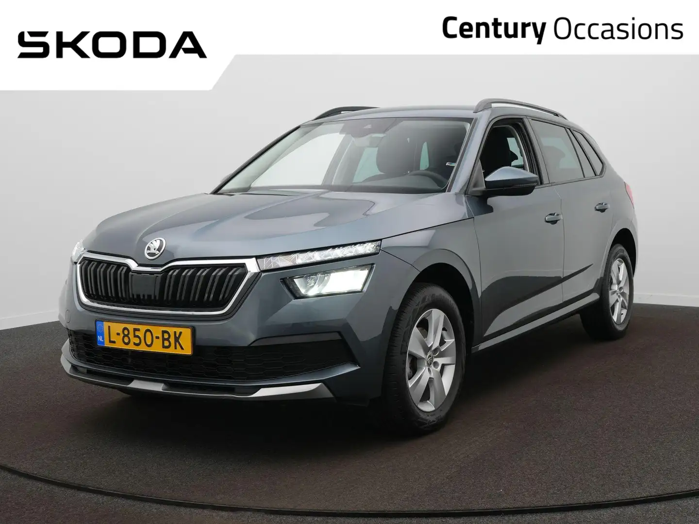 Skoda Kamiq 1.0 TSI Ambition / Trekhaak / Clima / Sensoren Ach Grijs - 1