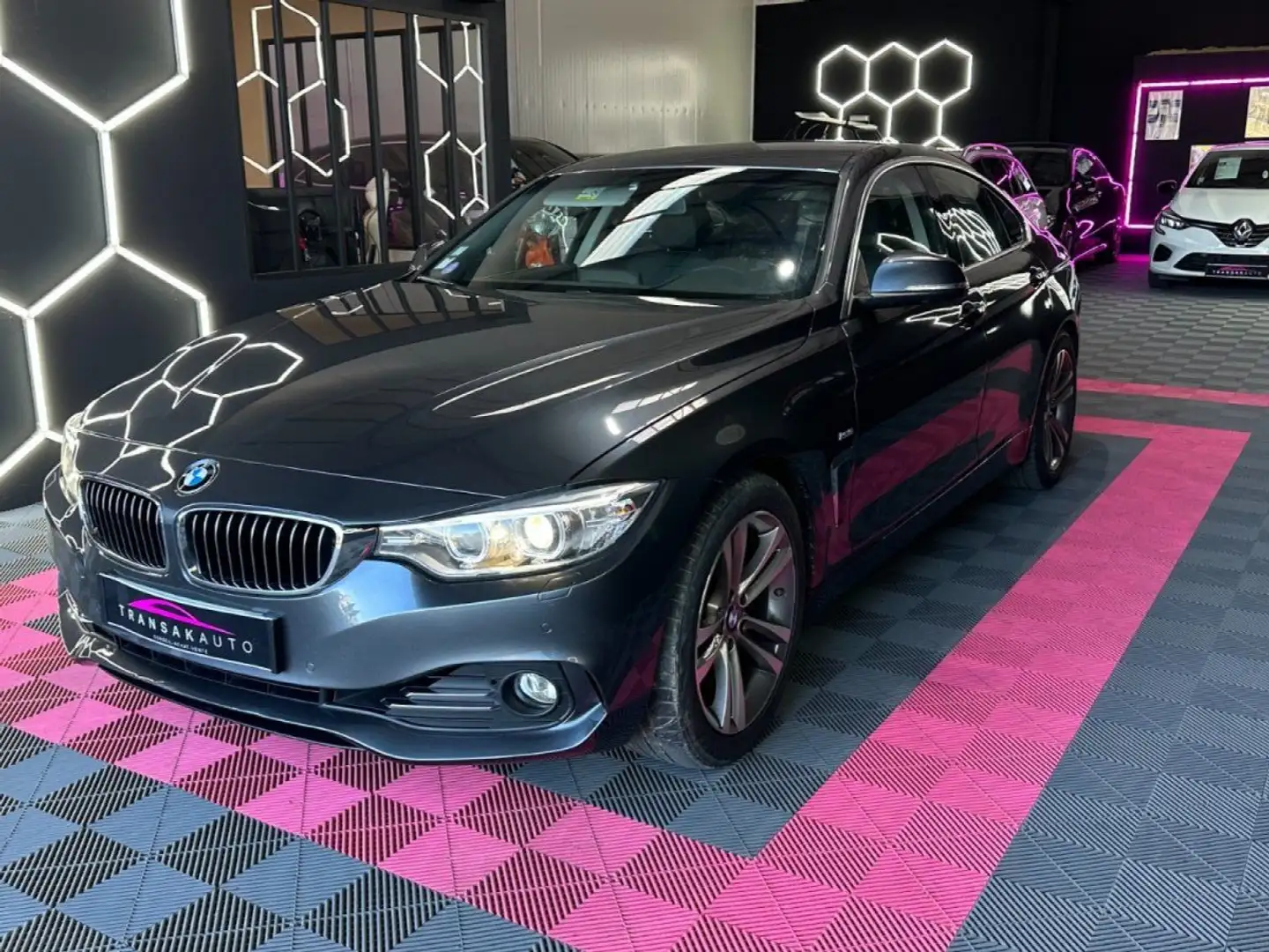 BMW 430 SERIE F36 LCI Luxury 430i 252 ch BVA8 Radar AV/AR  Gris - 2