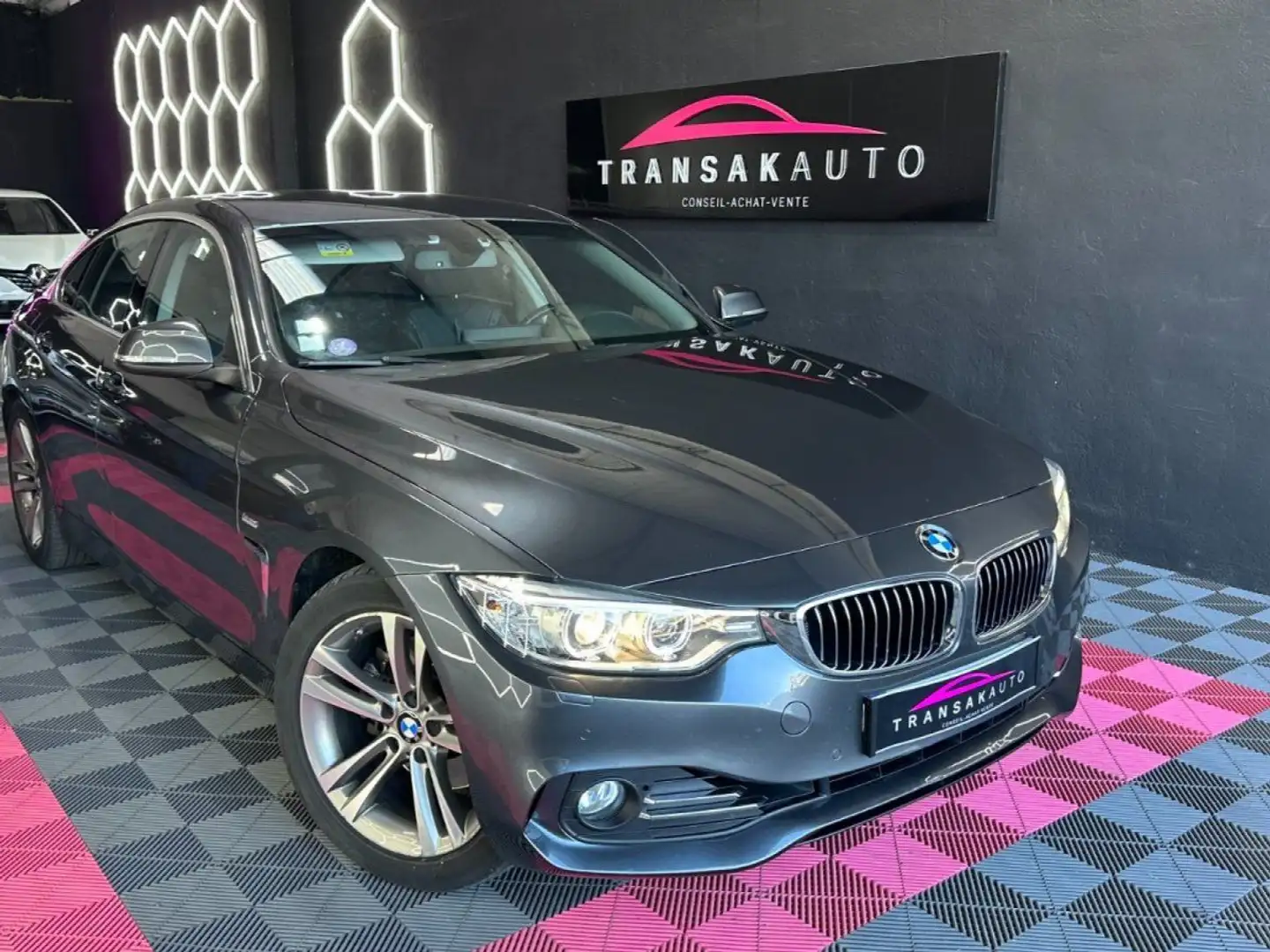 BMW 430 SERIE F36 LCI Luxury 430i 252 ch BVA8 Radar AV/AR  Gris - 1