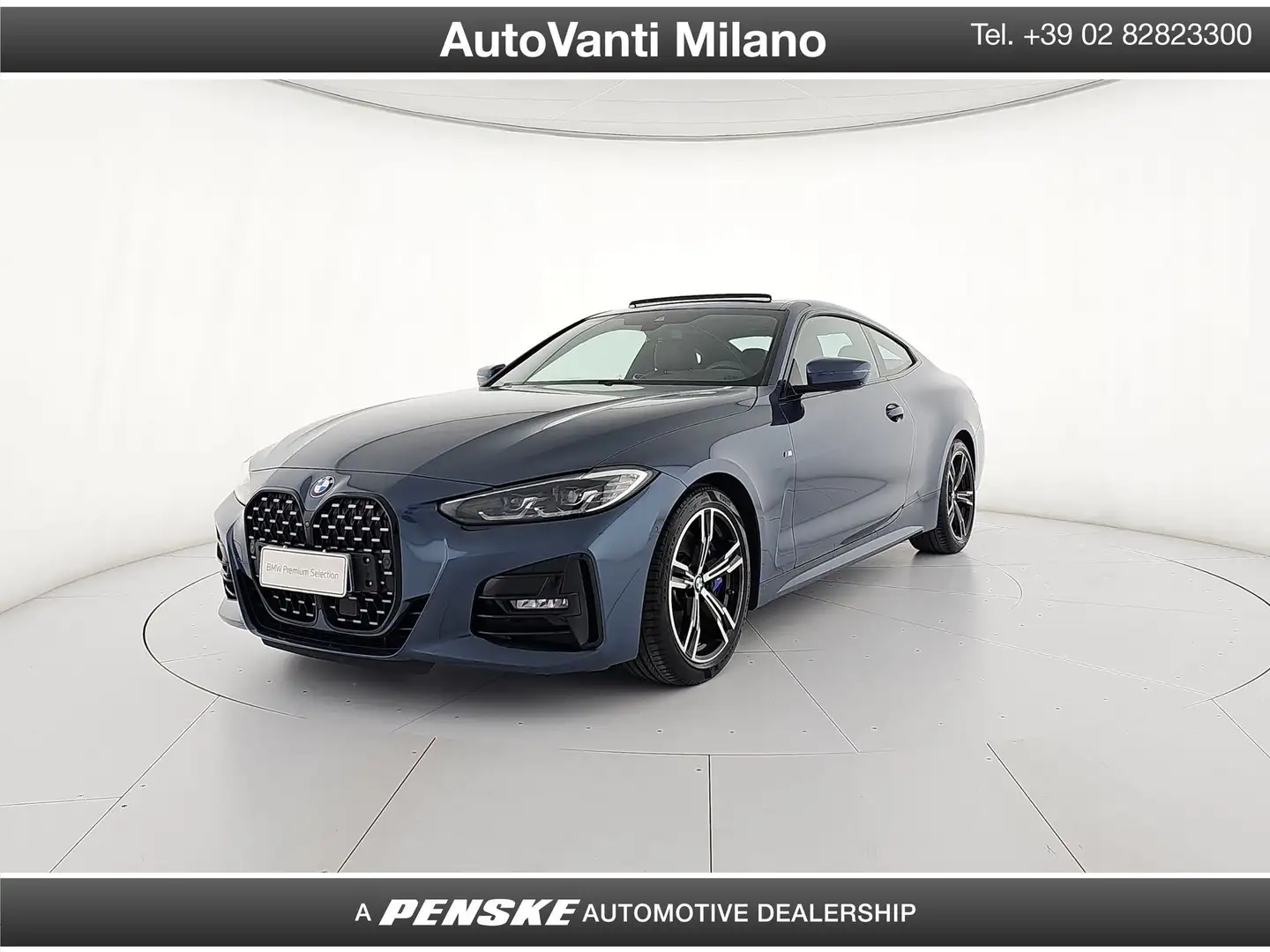 BMW 430 430i Coupé Msport Blauw - 1