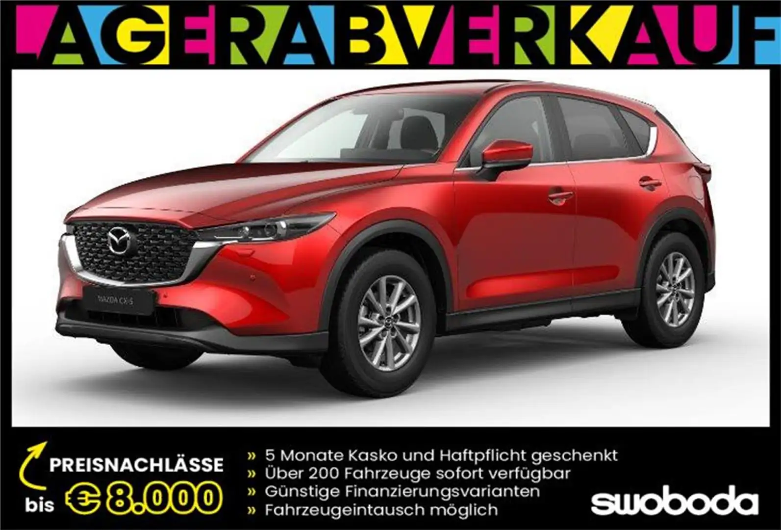 Mazda CX-5 G165 AT MHEV Centre-Line COCO *1,99 Leasing* Rot - 1