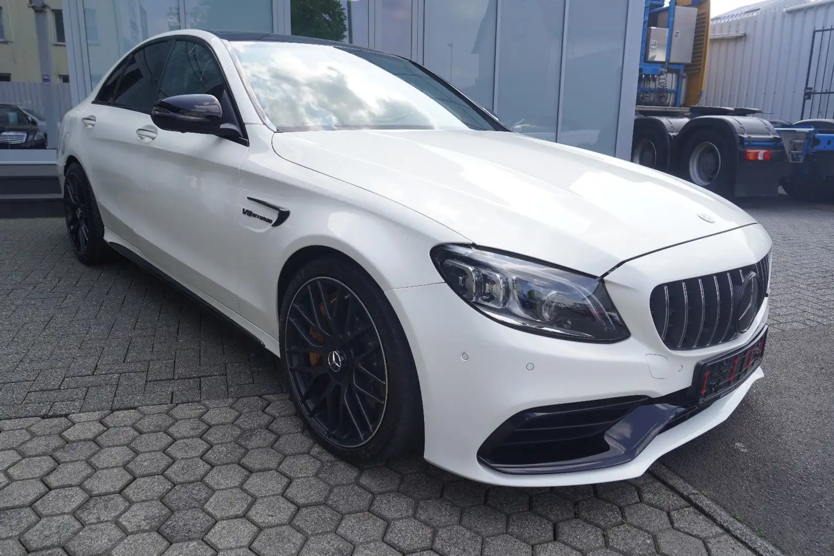 Mercedes-Benz C 63 AMG C 63 S AMG Performance Sitze/Pano/Keramik Blanc - 1