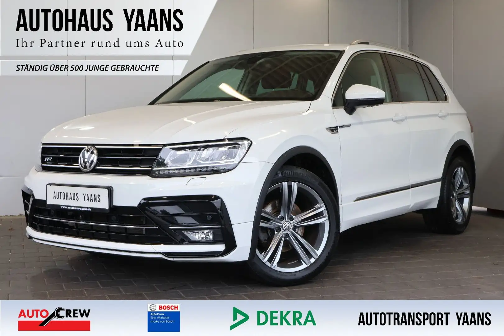 Volkswagen Tiguan 2.0 TDI R-LINE AID+ACC+360°+LED+PANO+19" Blanc - 1