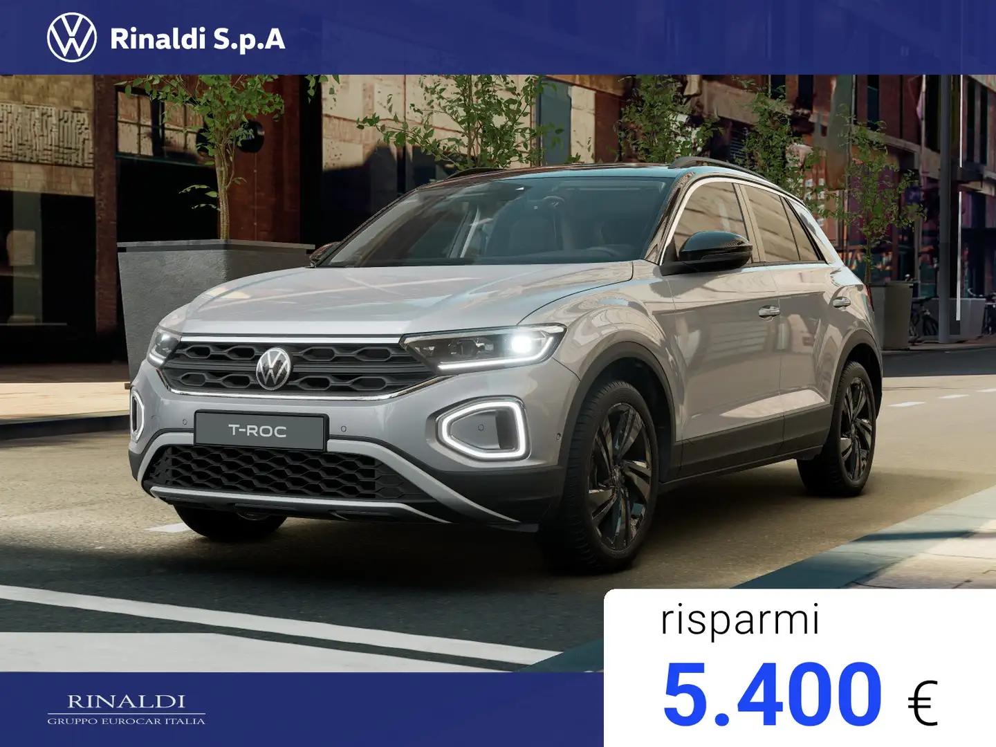 Volkswagen T-Roc 1.5 tsi sport dsg Grigio - 1
