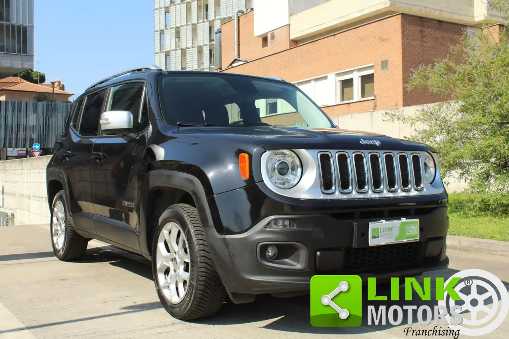 Jeep Renegade 2.0 Mtj Limited 140CV 4WD,Carbon black Schwarz - 2