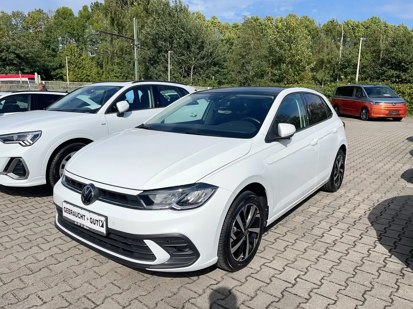 Volkswagen Polo Life 1.0 TSI DSG Navi Pano Blanc - 1