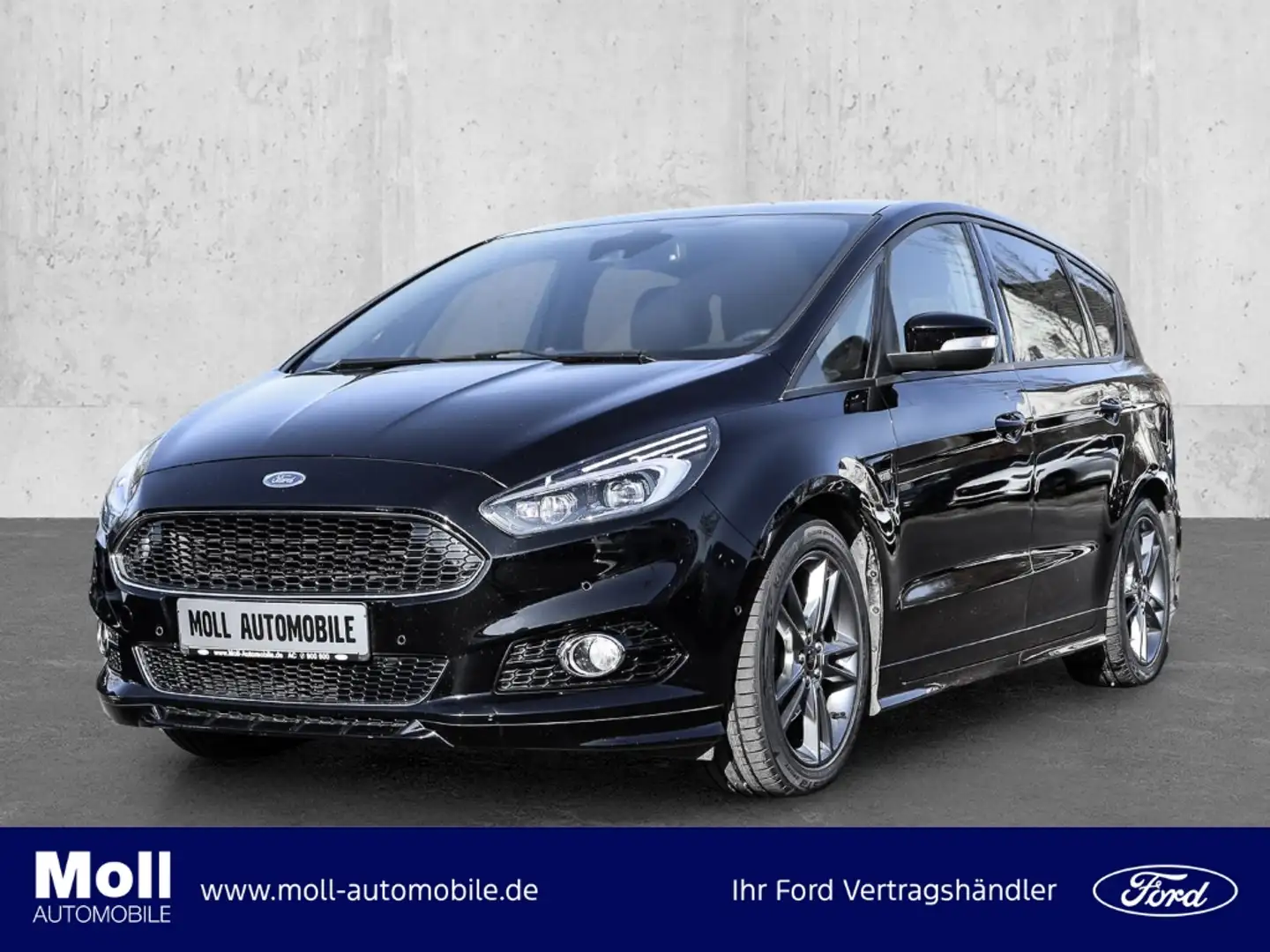 Ford S-Max ST-Line Auto. Bi-Turbo Panorama Navi Leder Memory Schwarz - 1