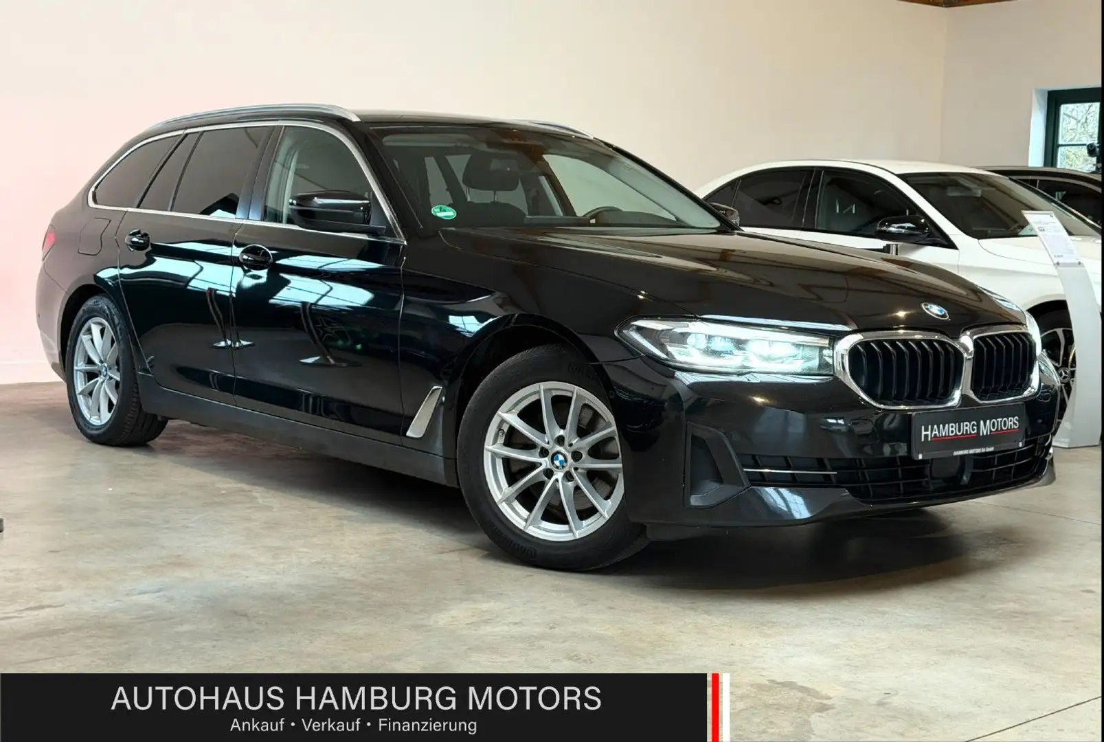 BMW 520 d Touring Steptronic Sport AMBIEN/CAM/S.HEIZU Noir - 1