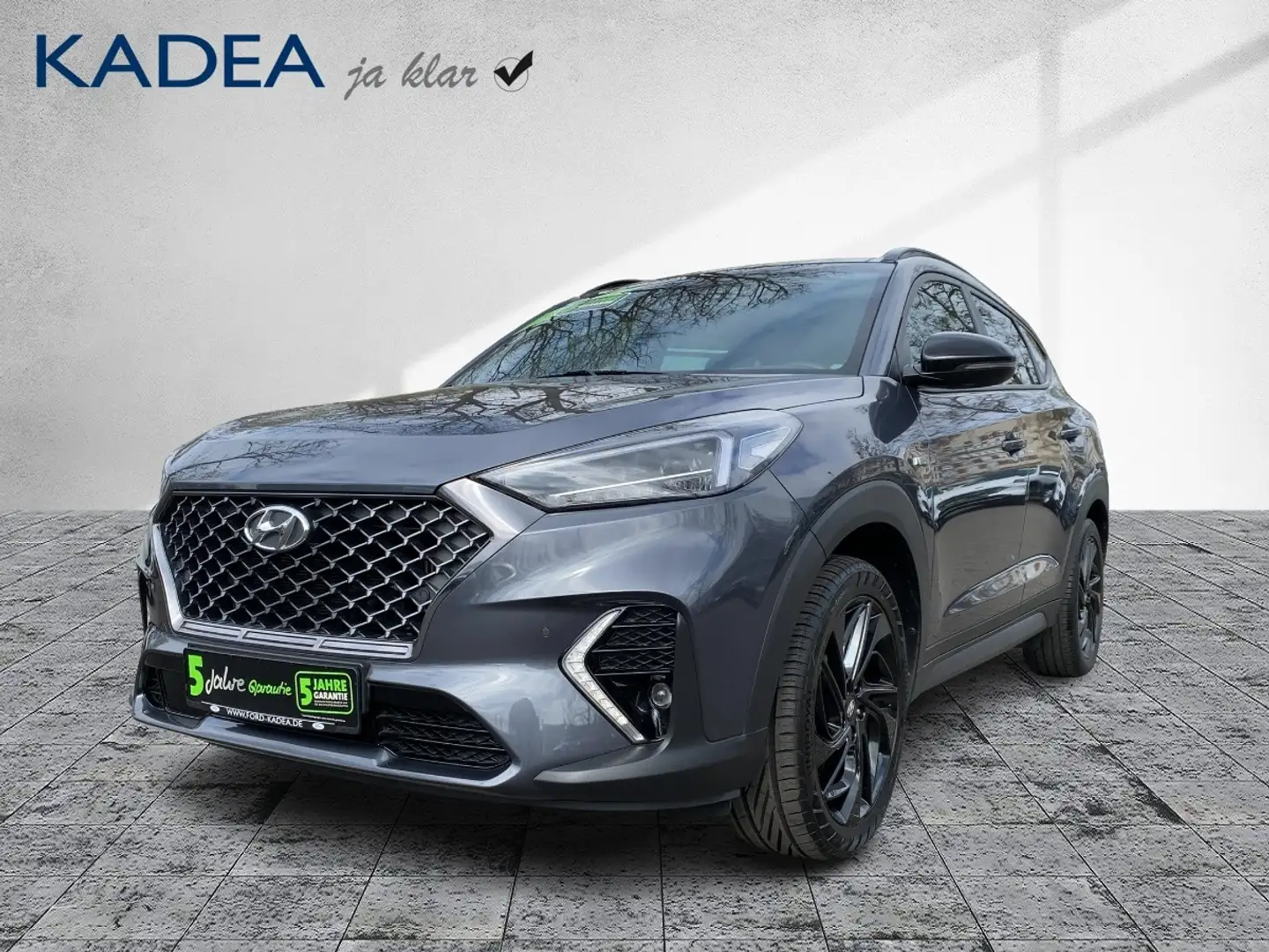 Hyundai TUCSON 1.6 N-Line PANO*AHK*LED*Teilled*Navi*PDC Grau - 2