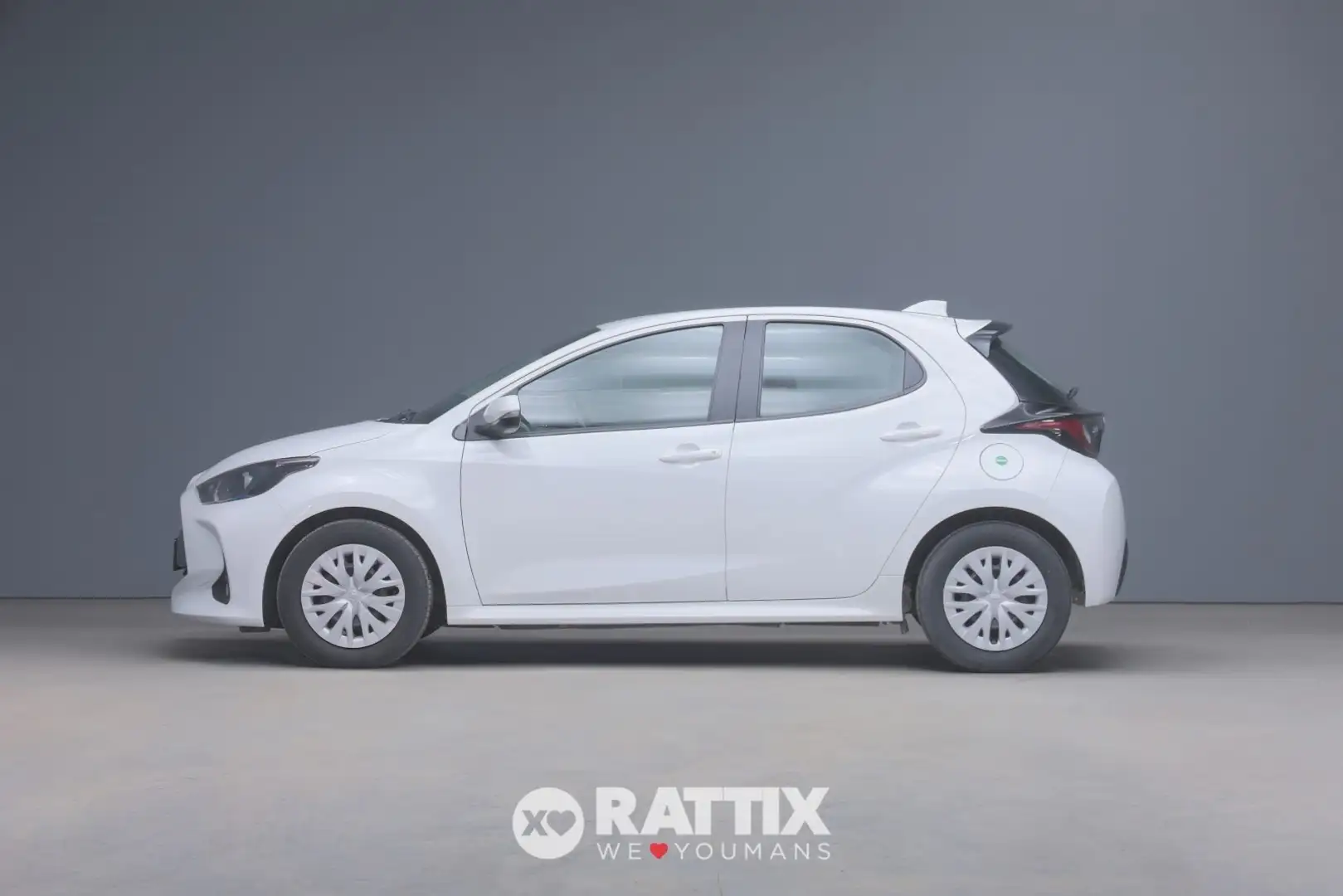 Toyota Yaris 1.0 72CV Active Bianco - 2