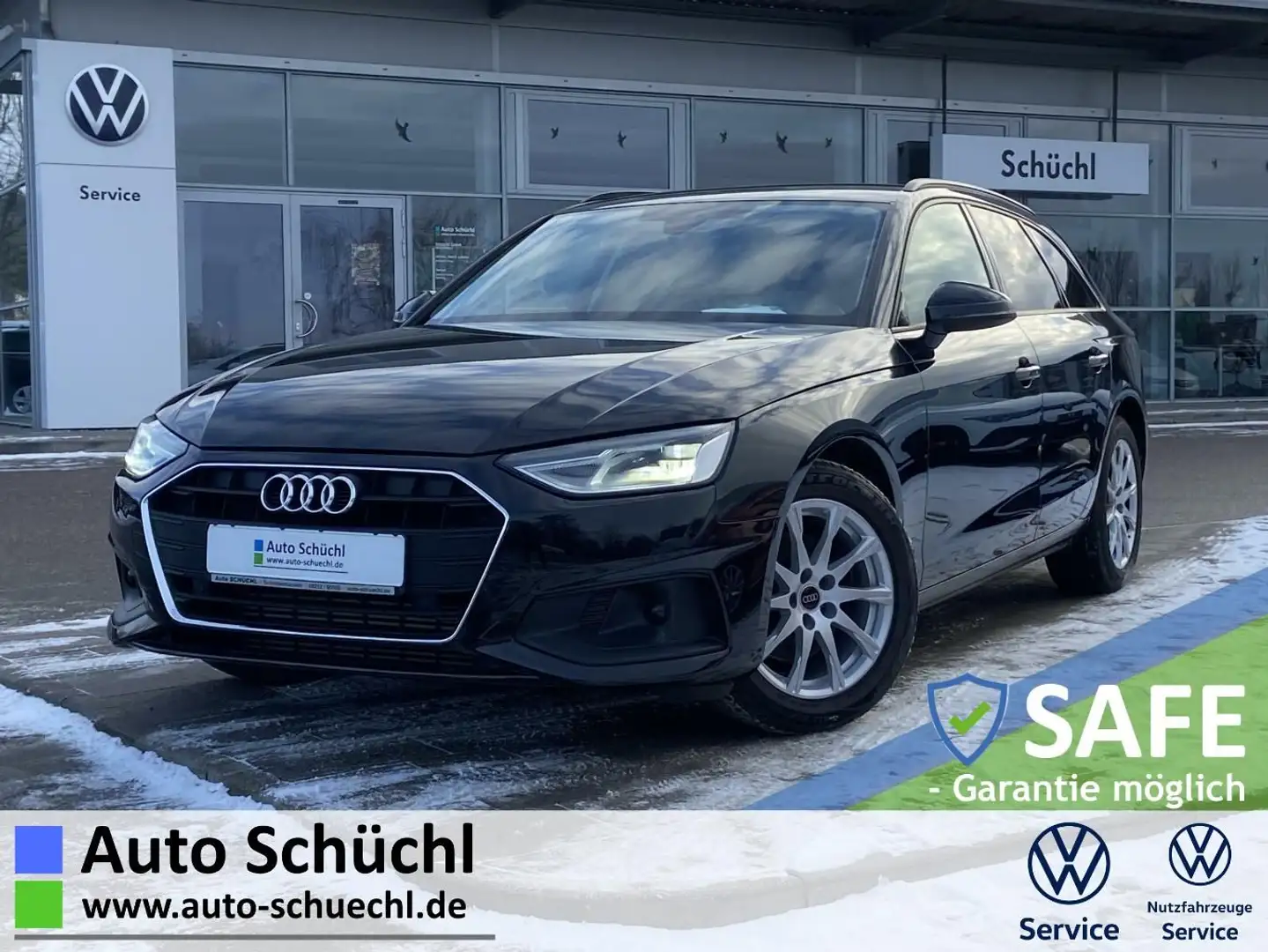 Audi A4 Avant 35 2.0 TFSI S-TRONIC KEYLESS+EL.HECKKLA Schwarz - 1