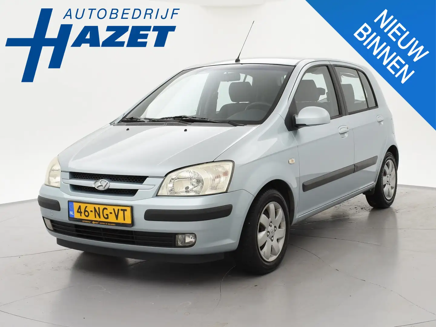 Hyundai Getz 1.3i GLS CHIC 5-DEURS + AIRCO | TREKHAAK | 4 ELEKT Blauw - 1