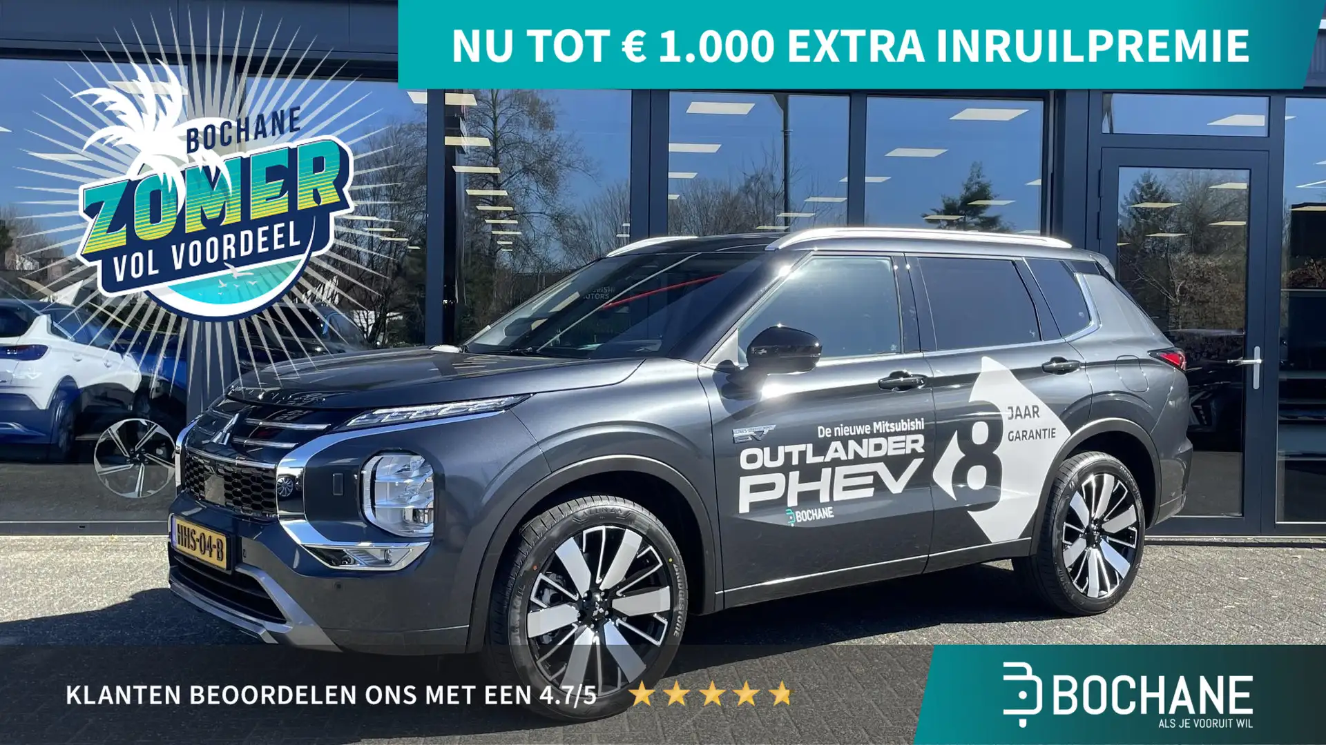 Mitsubishi Outlander 2.4 PHEV Instyle Grijs - 1