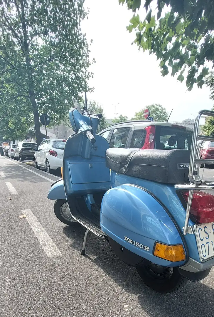 Vespa PX 150 Bleu - 2
