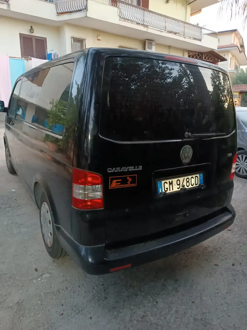 Volkswagen T5 Caravelle Confort line, Camper Negro - 2