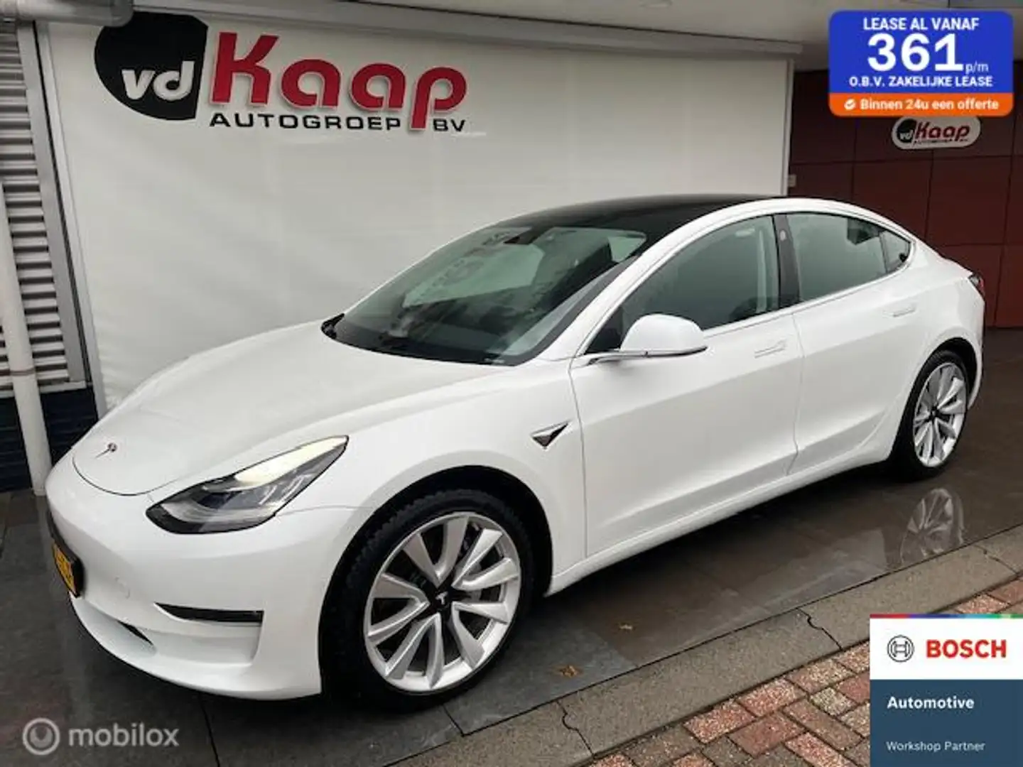 Tesla Model 3 Long Range AWD 75 kWh PANORAMA TREKHAAK LVD ETC Wit - 1