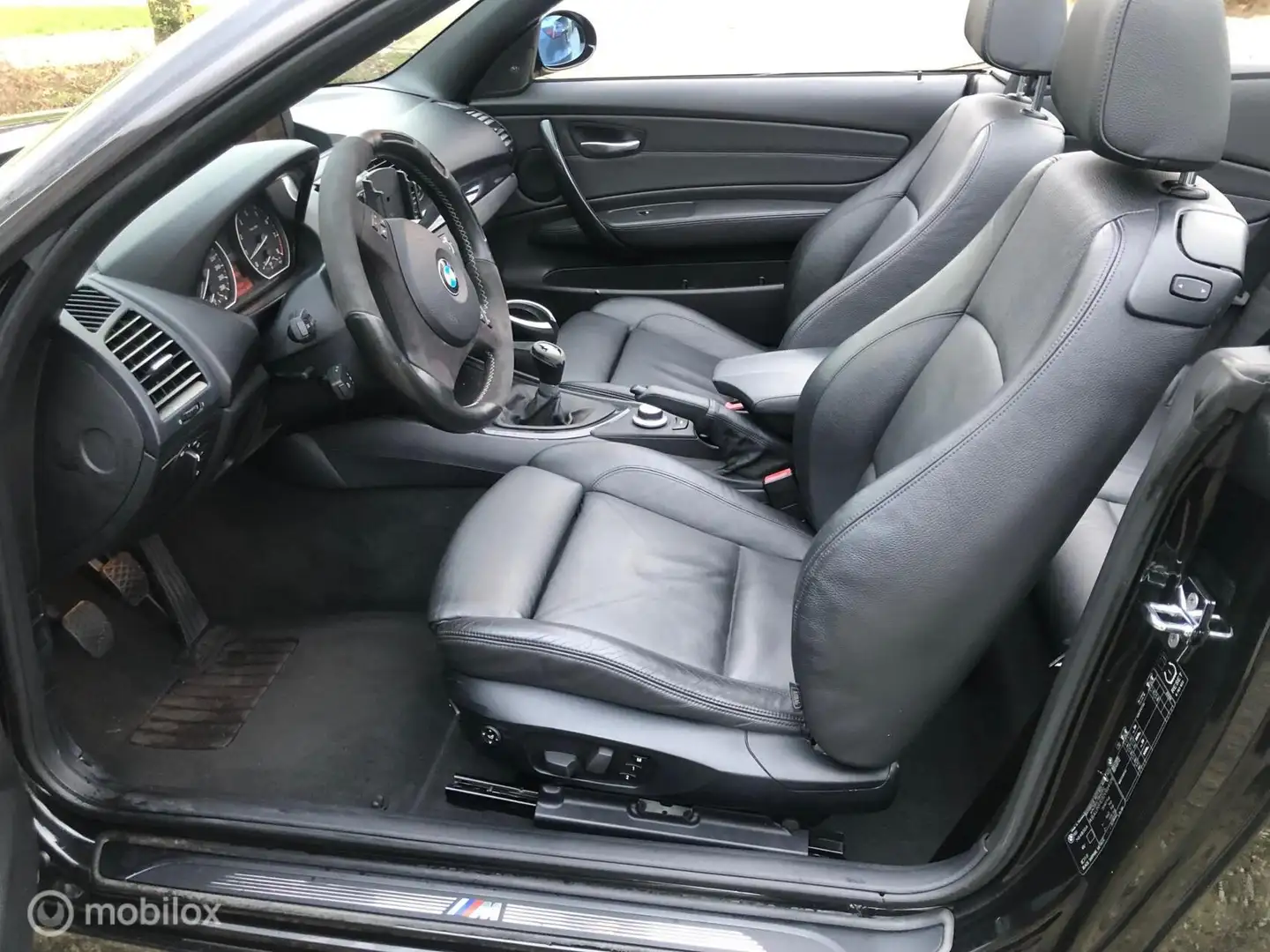 BMW 135 1-serie Cabrio 135i High Executive ECC LEDER NAVI Noir - 2