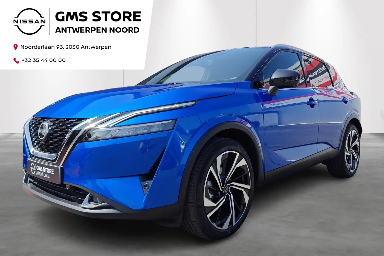 Nissan Qashqai MHEV 116KW Tekna+ - incl 2 jaar KARE Blauw - 1