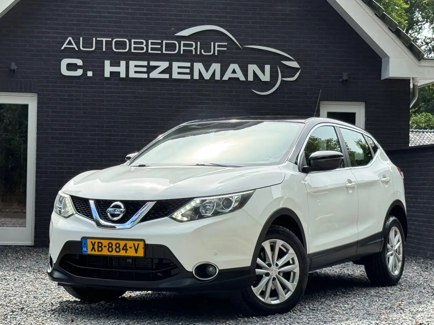 Nissan Qashqai 1.2 Acenta Automaat Navigatie Cruise Climate Contr Blanc - 1