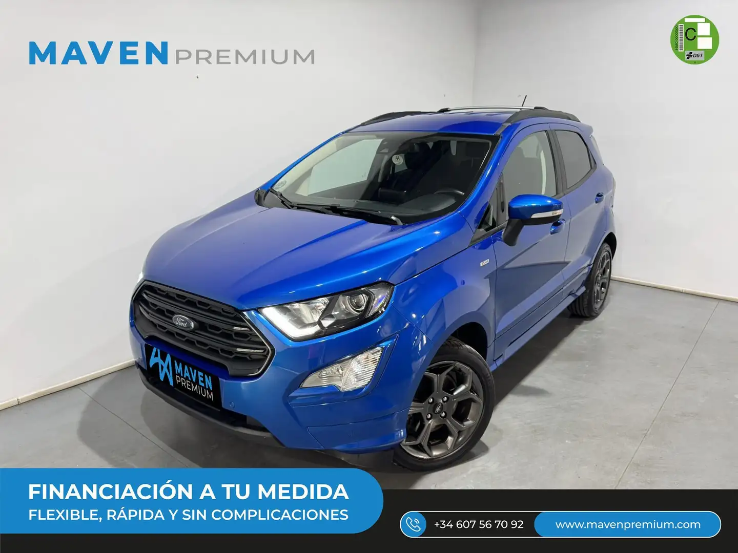 Ford EcoSport 1.5 TDCi EcoBlue 120cv S&S ST Line Azul - 1