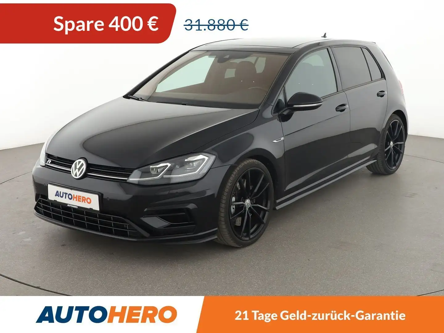 Volkswagen Golf GTI 2.0 TSI R BM 4Motion Aut.*NAVI*DYNAUDIO*ACC*LED* Zwart - 1