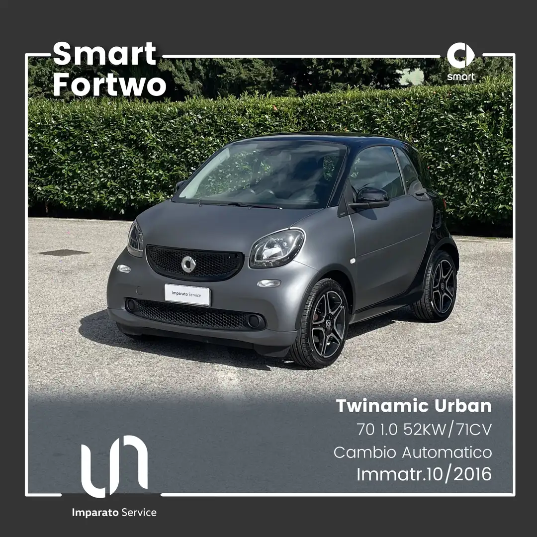 smart forTwo Coupe 70 1.0 Twinamic Urban 52KW/71CV Nero - 1