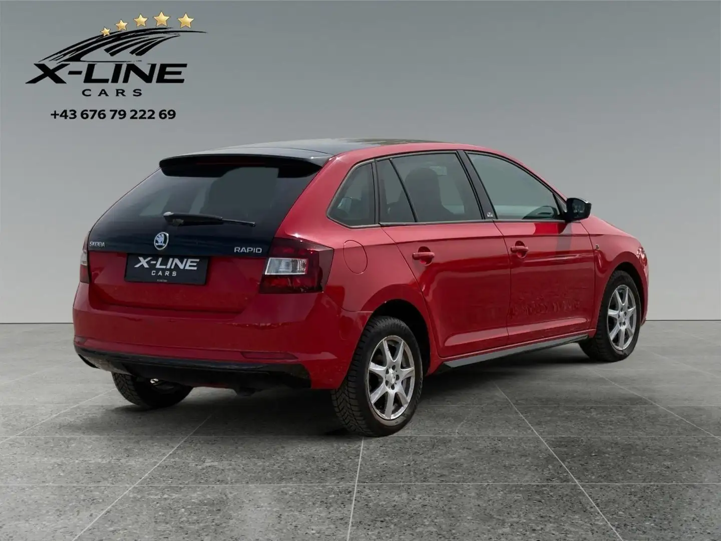 Skoda Rapid/Spaceback Monte Carlo Spaceback 1,6 TDI *Panoramadach*Tempom Rot - 2