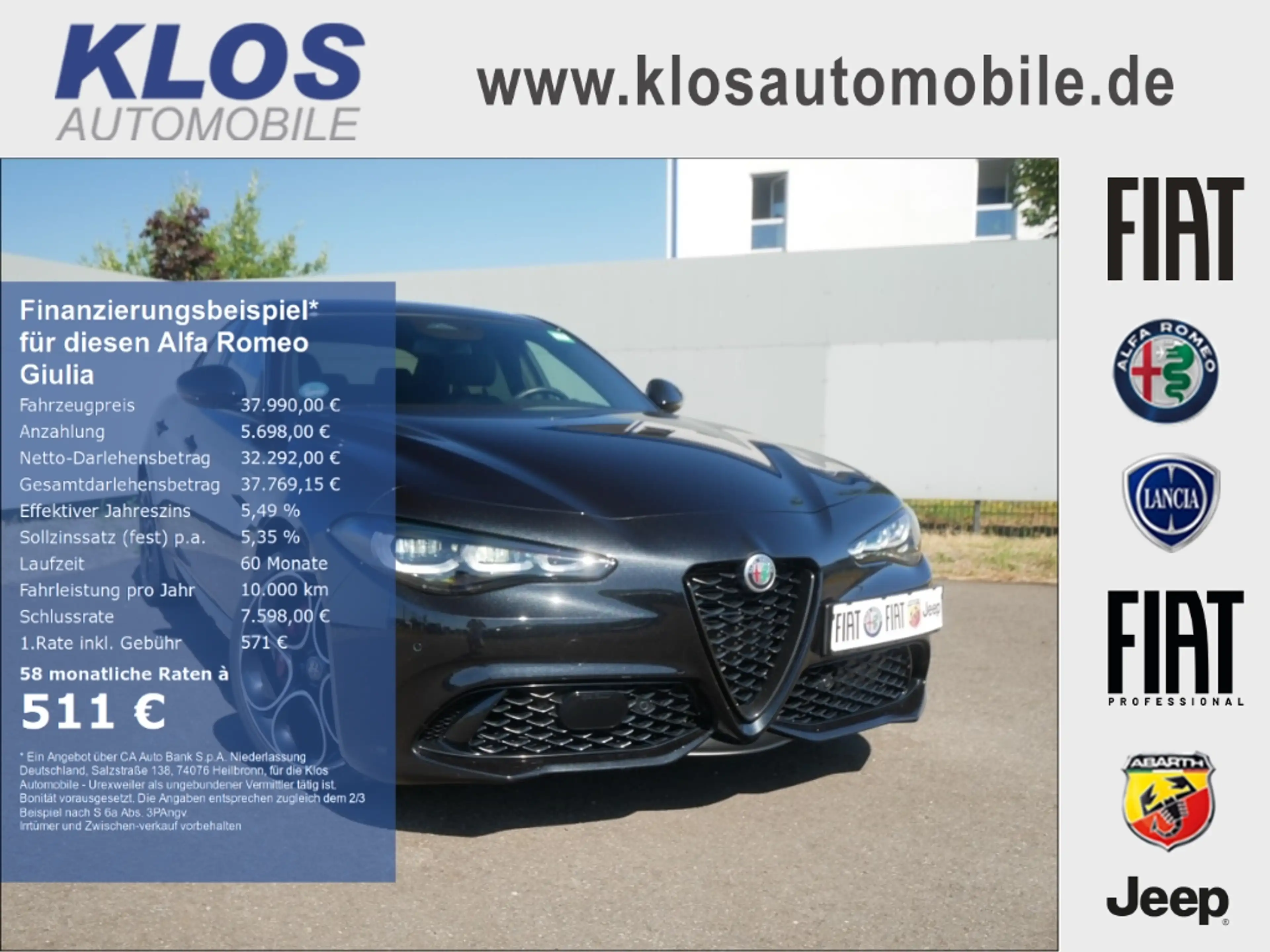 Alfa Romeo Giulia VELOCE 2.0 TURBO 16V 280 PS AT TECHNOLOGIE