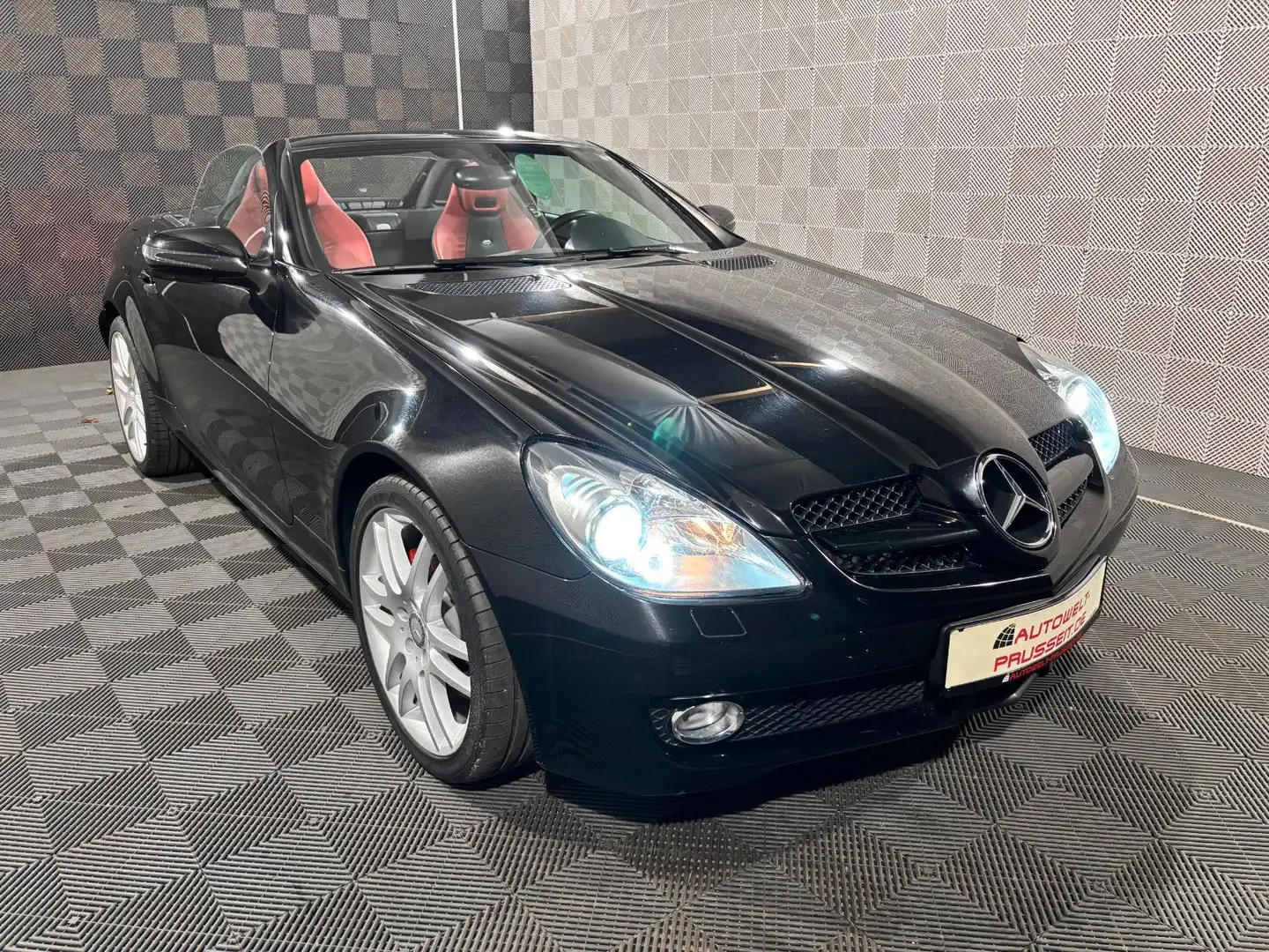 Mercedes-Benz SLK 200 Roadster*BiXENON*TEMP-SHZ-LEDER-AIRSCARF Negru - 1