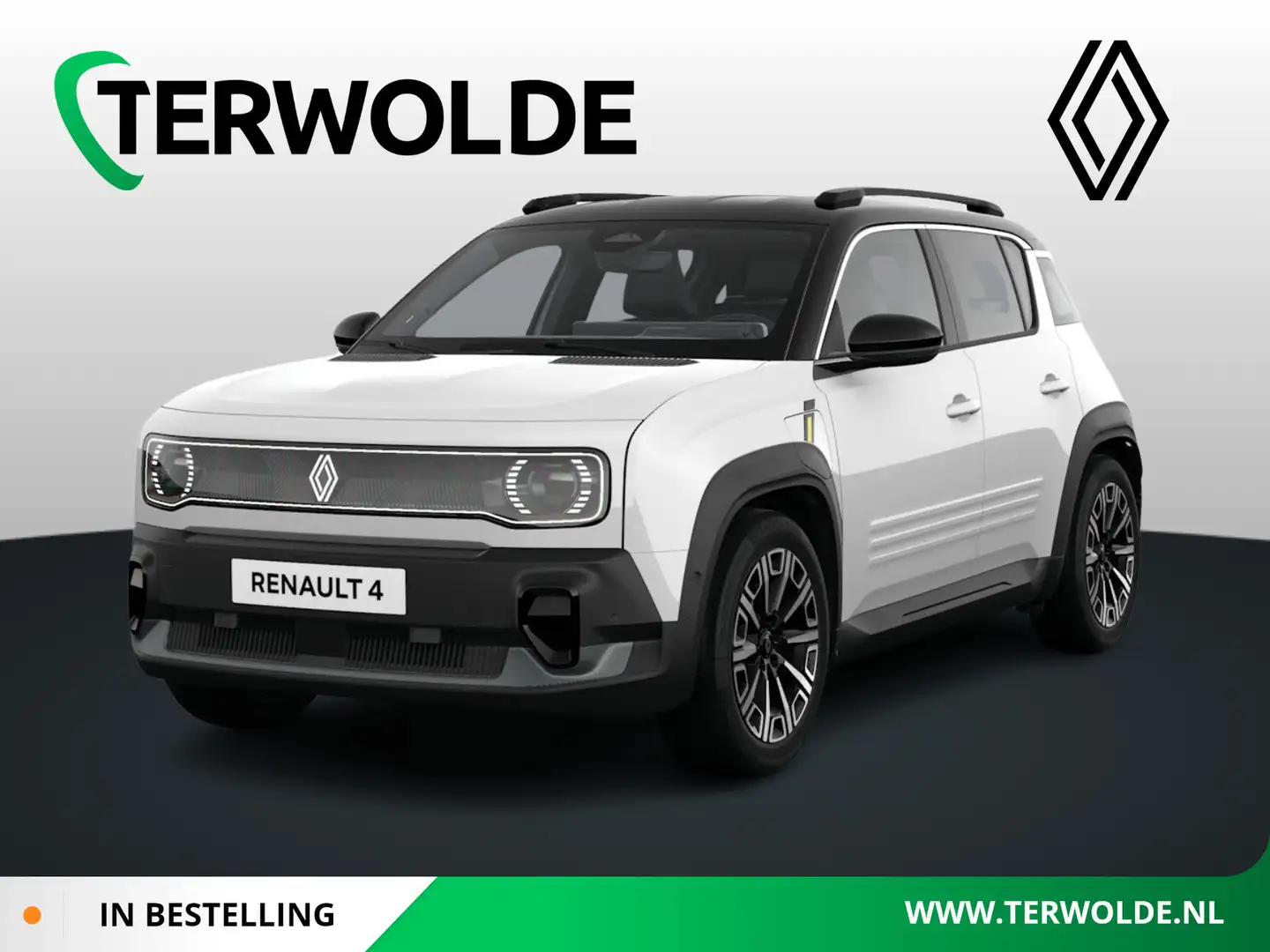 Renault R 4 Iconic | Achteruitrijcamera | Elektrisch verwarmba Wit - 1