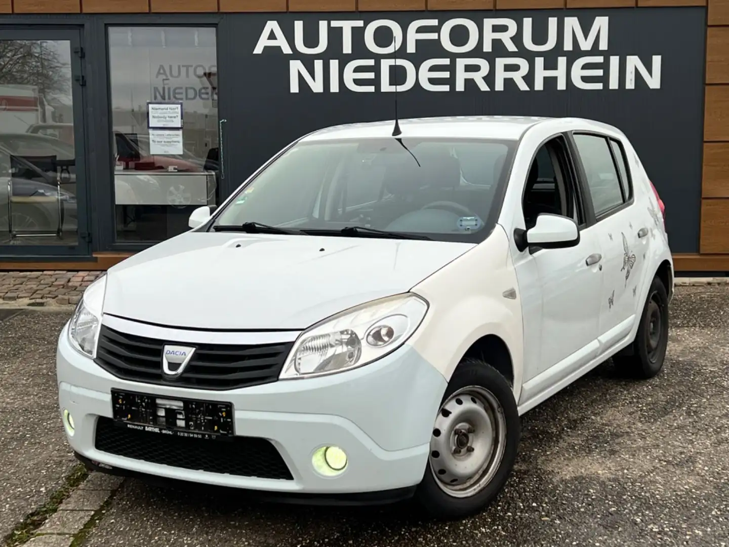 Dacia Sandero 1.4 MPi Laureate mit LPG Gasanlage Blanco - 1